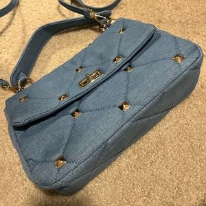 Denim Quilted mini bag